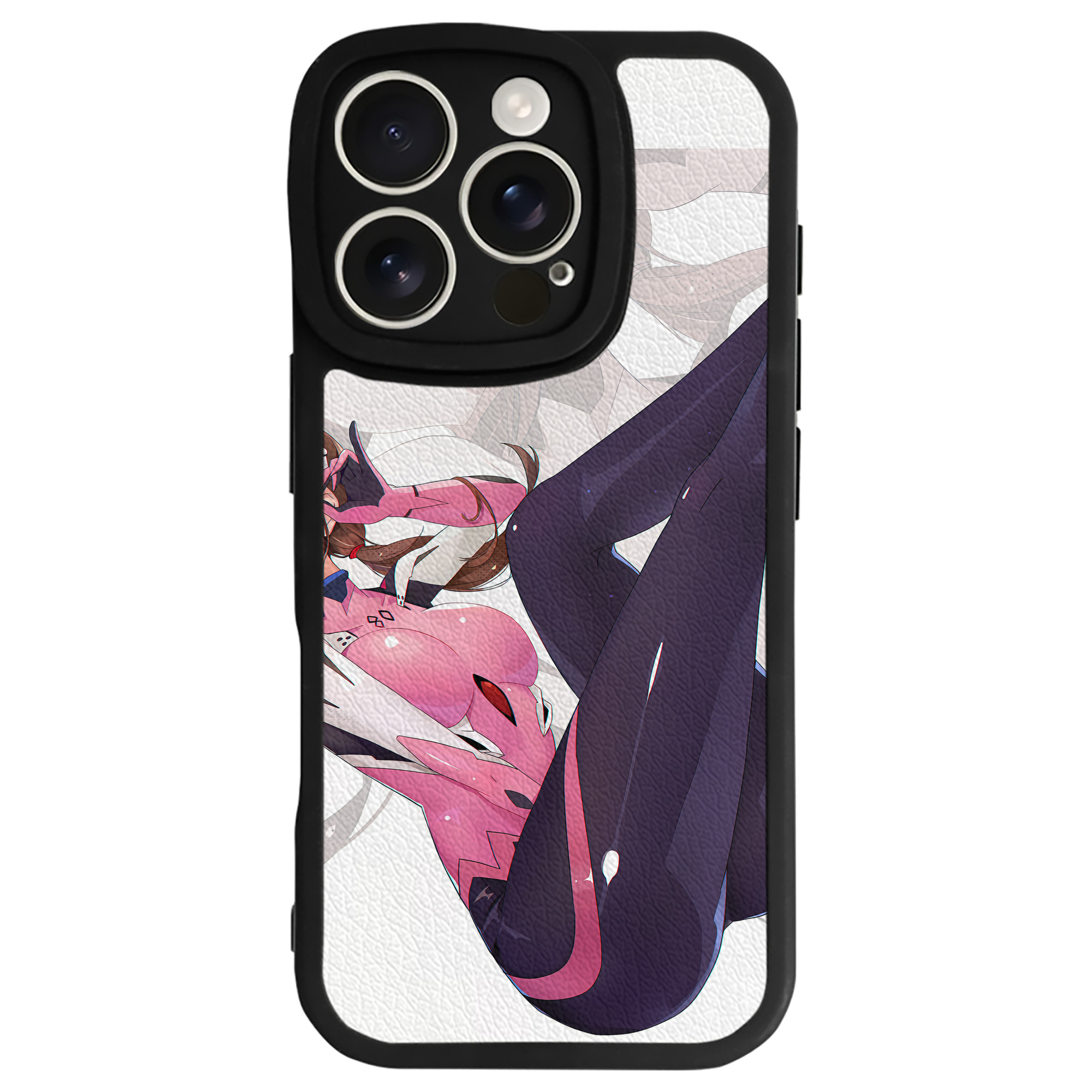 （画像用） EVA 新世紀エヴァンゲリオン 【iPhone 16シリーズ対応】シリコンスマホケース（レザー調） 材質：シリコン